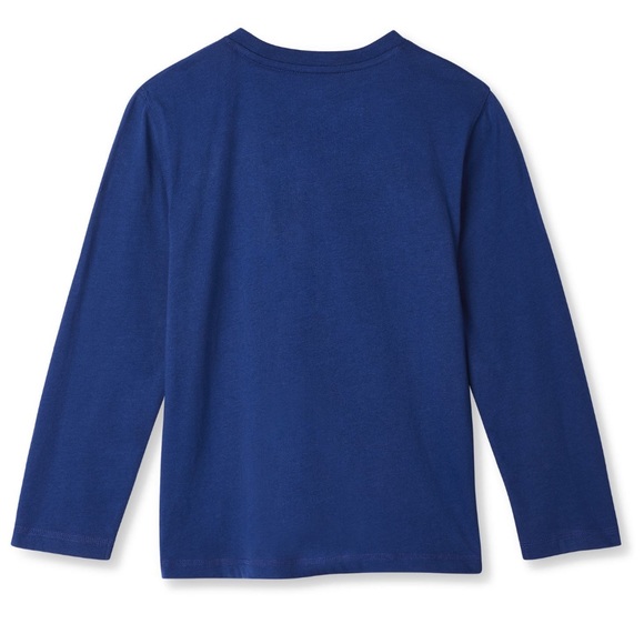 Boys ‘Space Squad’ Printed Slogan Long Sleeve T-Shirt -  Blue - Picture 2 of 6